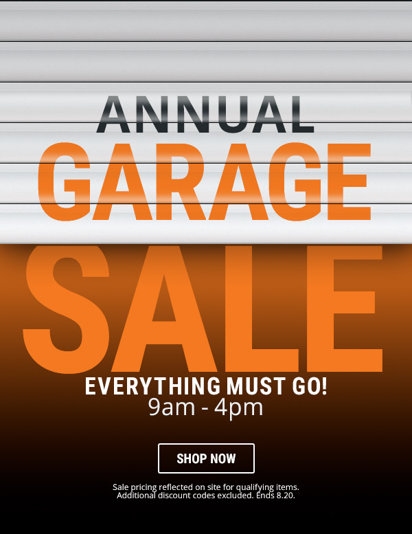 Annual Garage Sale STARTS NOW Worx